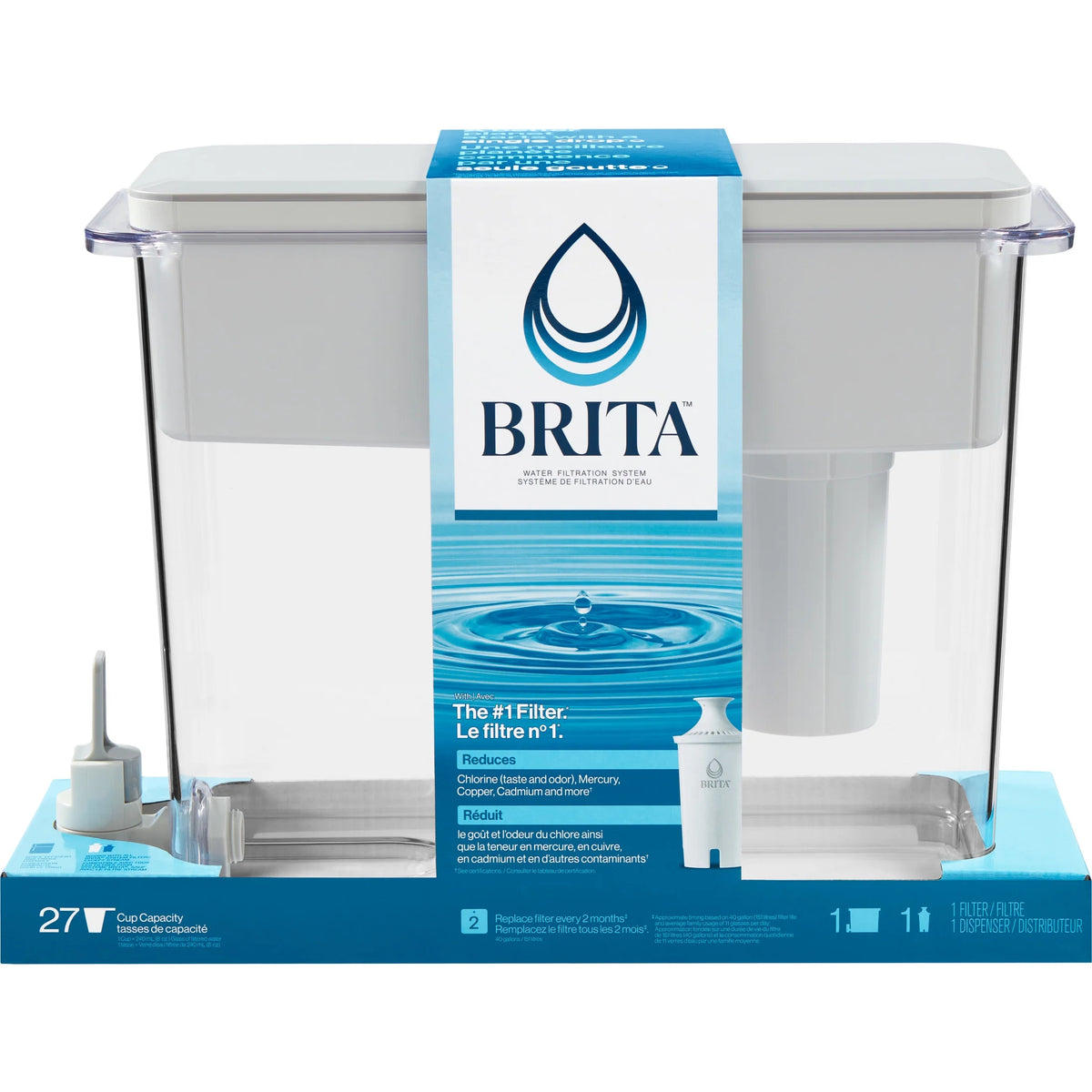 Brita 27-Cup Filtered Water Dispenser — 27 cup
