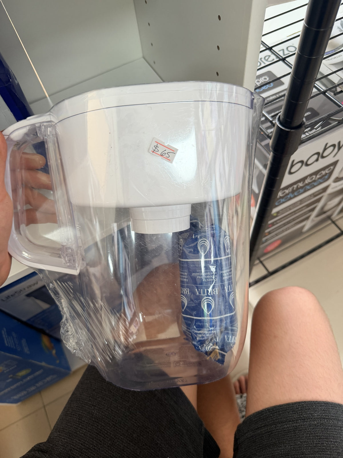 Brita Water Filter Pitcher — Exact capacity/model to confirm