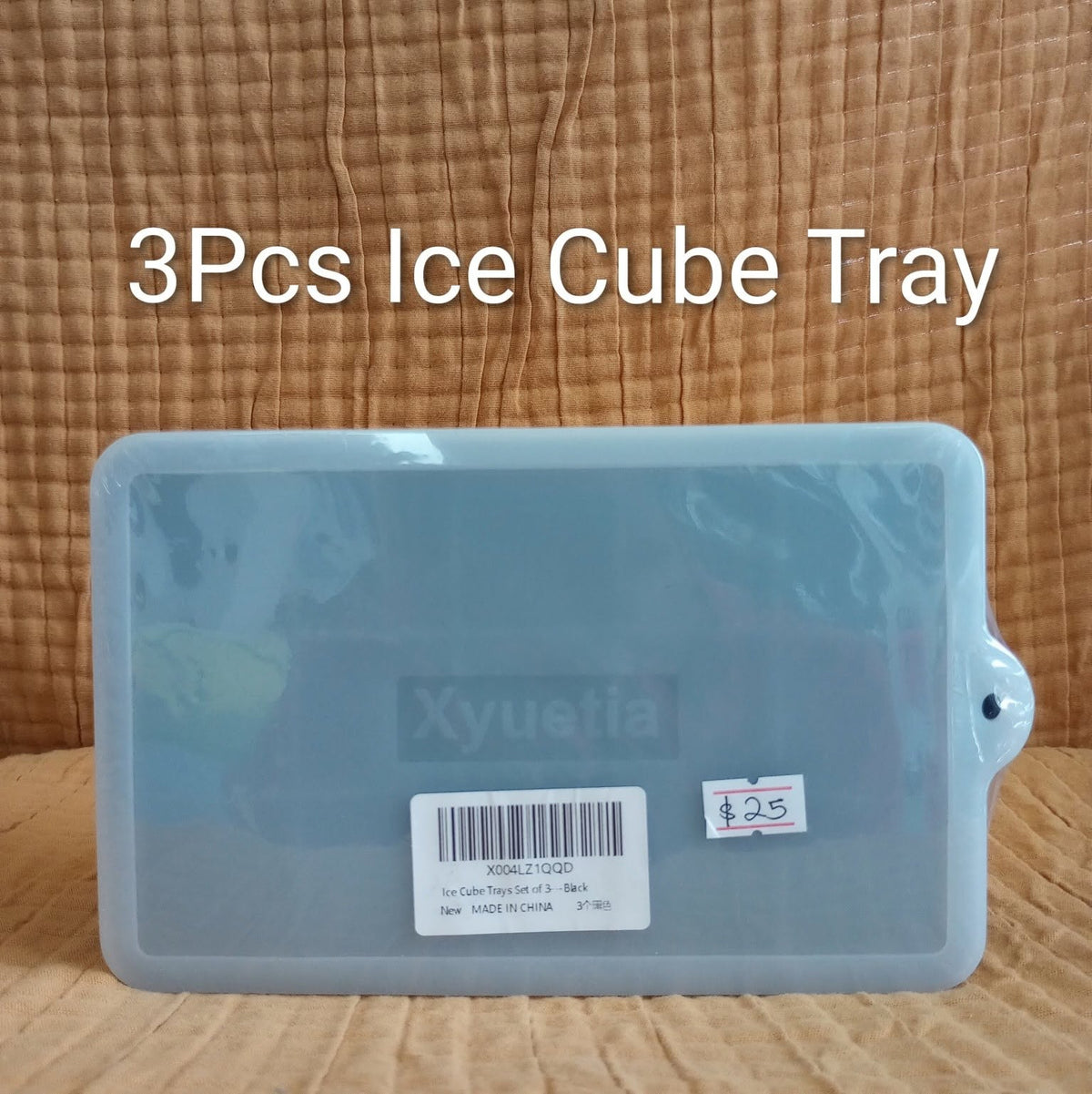 Reusable Ice Cube Trays — 3-Piece Set