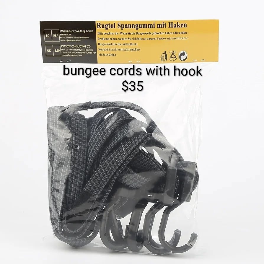 Bungee Cords with Hooks Set