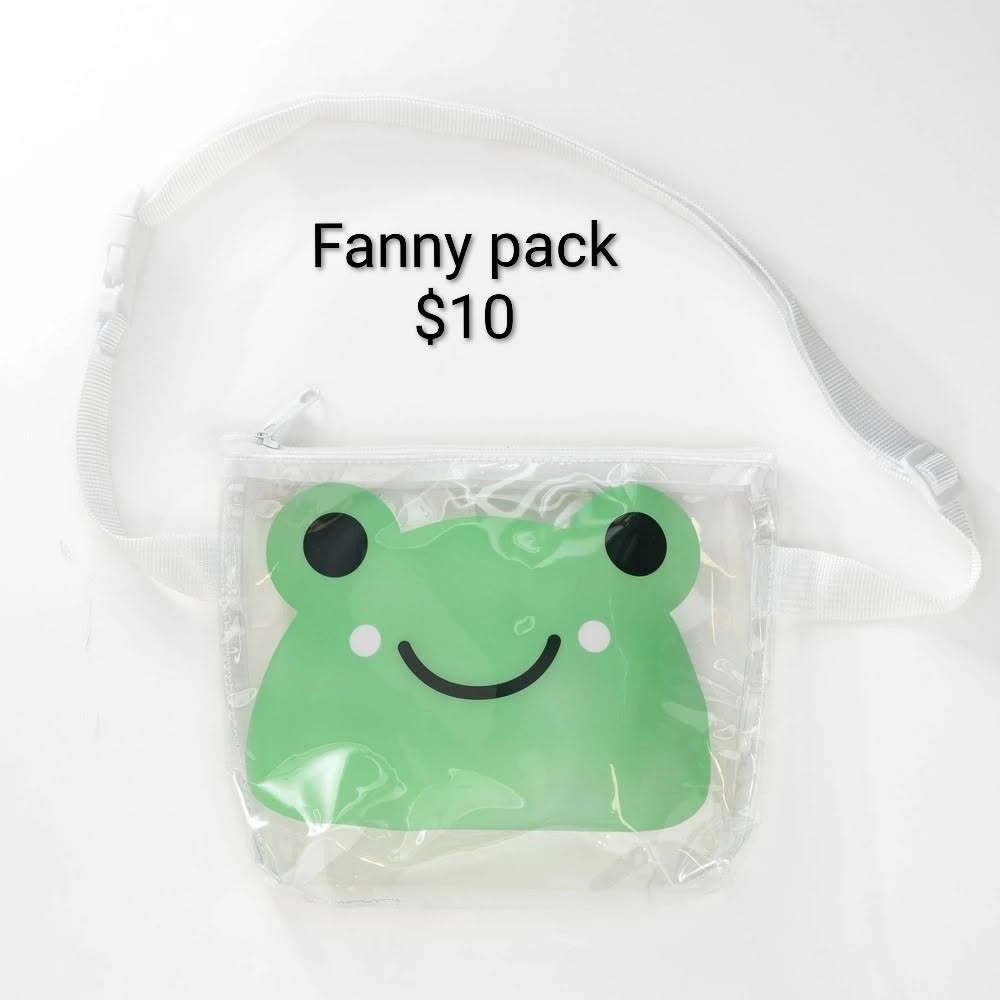 Frog Clear Fanny Pack