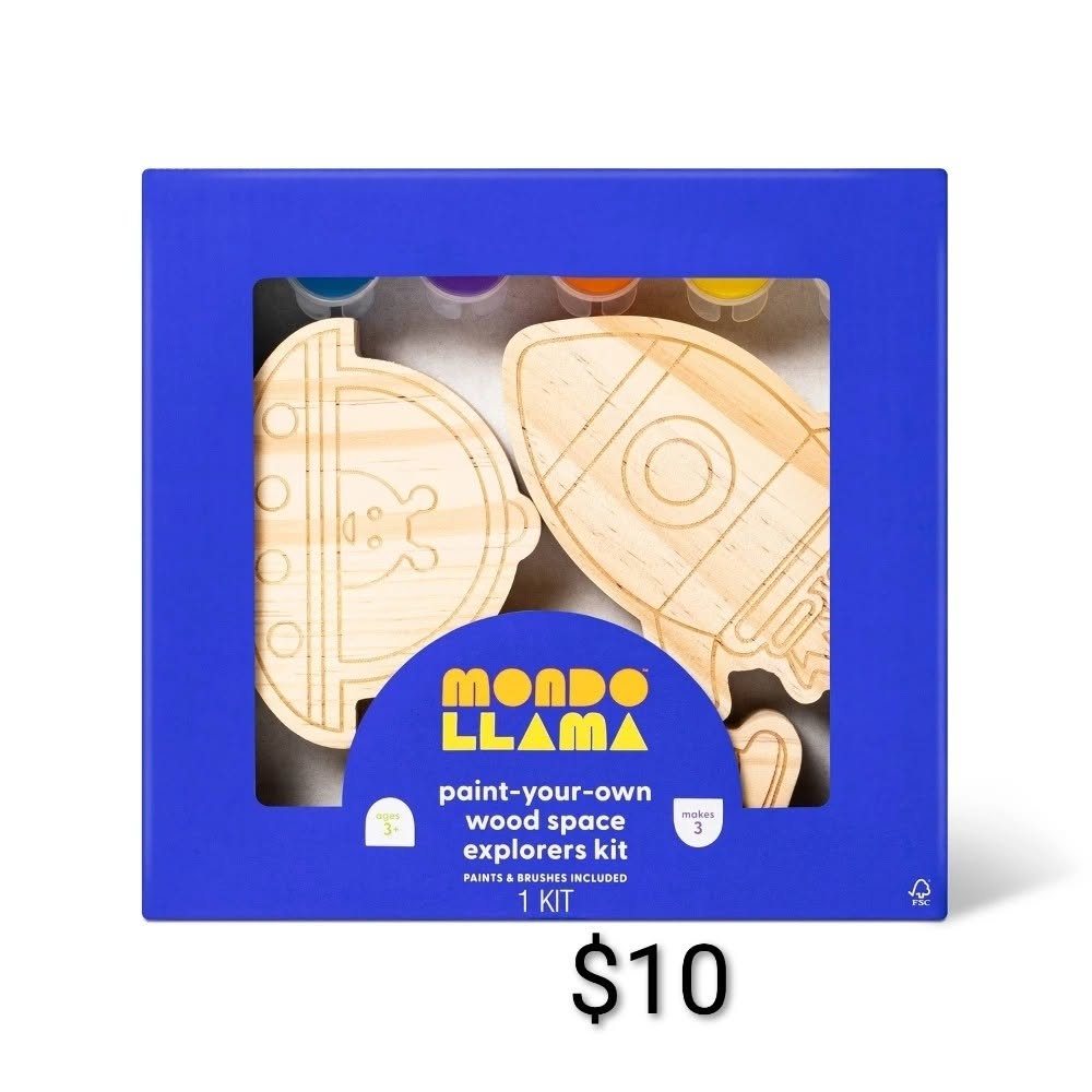 Moody Llama Paint Wooden Explorers Kit