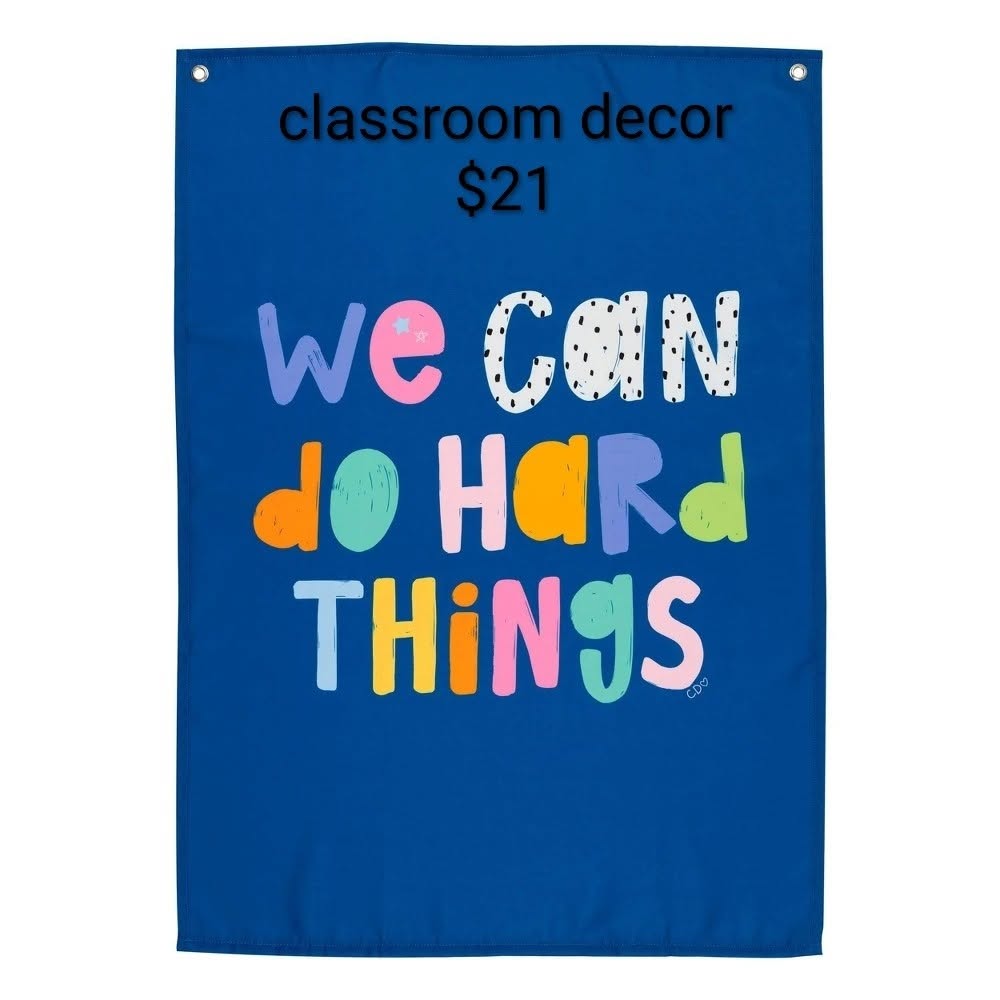We Can Do Hard Things Classroom Decor