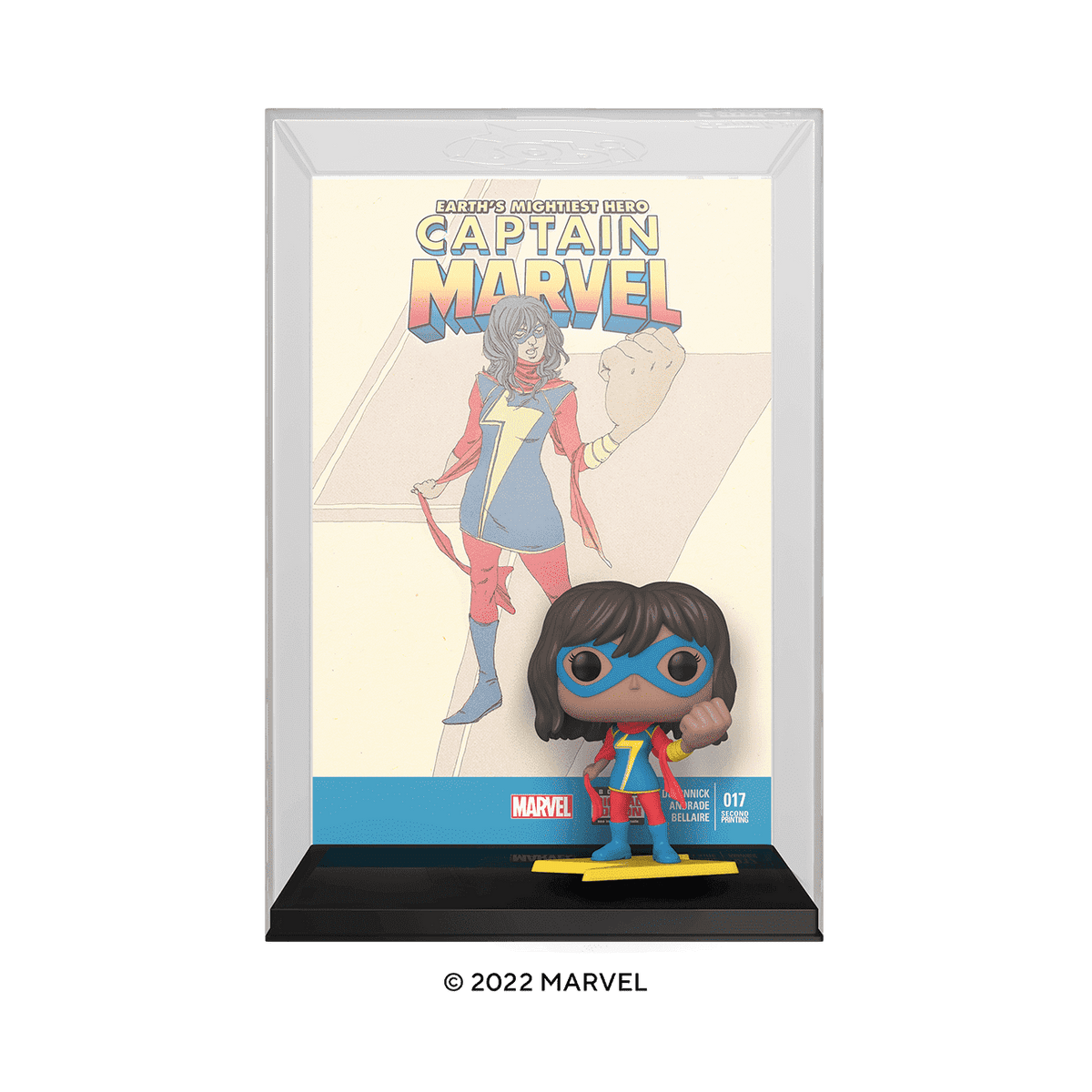 Funko Pop! Comic Covers Captain Marvel No. 17 — Kamala Khan; Target exclusive; box #17