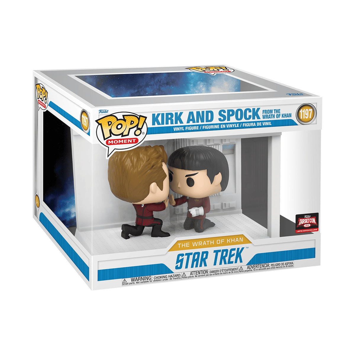 Funko Pop! Moment Kirk and Spock from The Wrath of Khan — TargetCon 2022 exclusive; box #1197