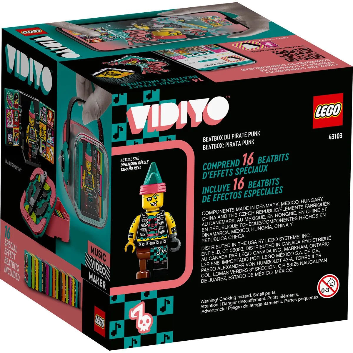 LEGO VIDIYO Punk Pirate BeatBox — 73 pieces