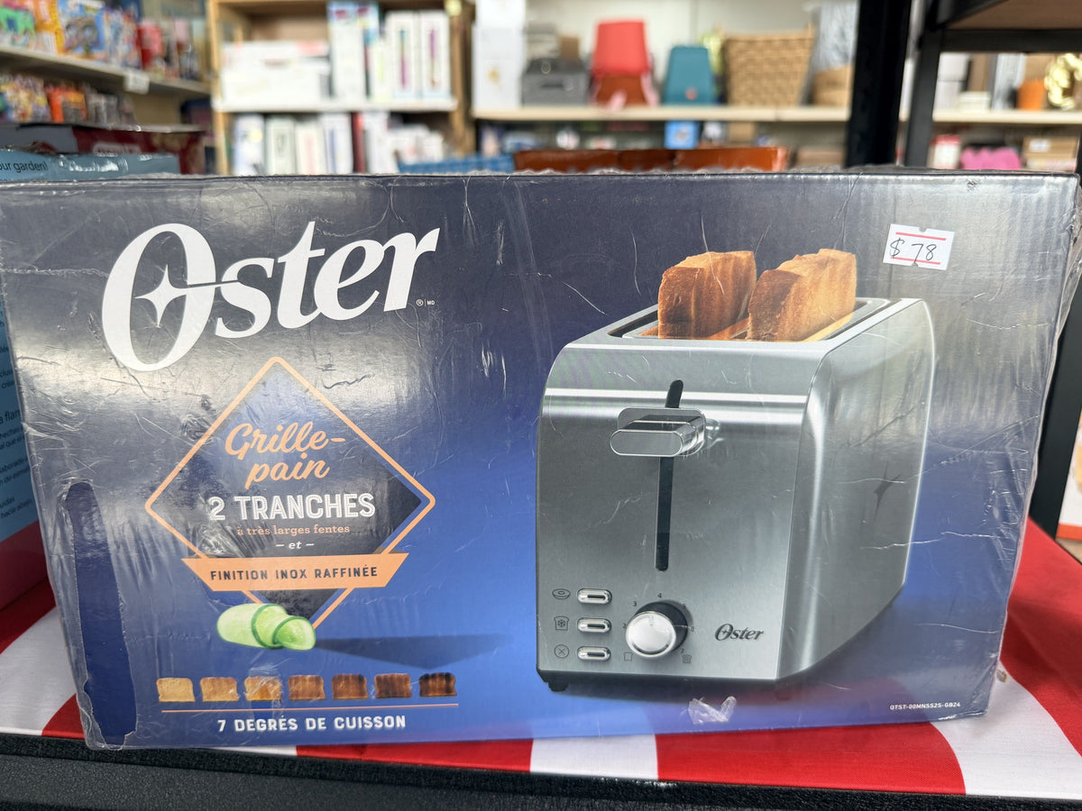 Oster 2-Slice Stainless Steel Toaster — Stainless steel