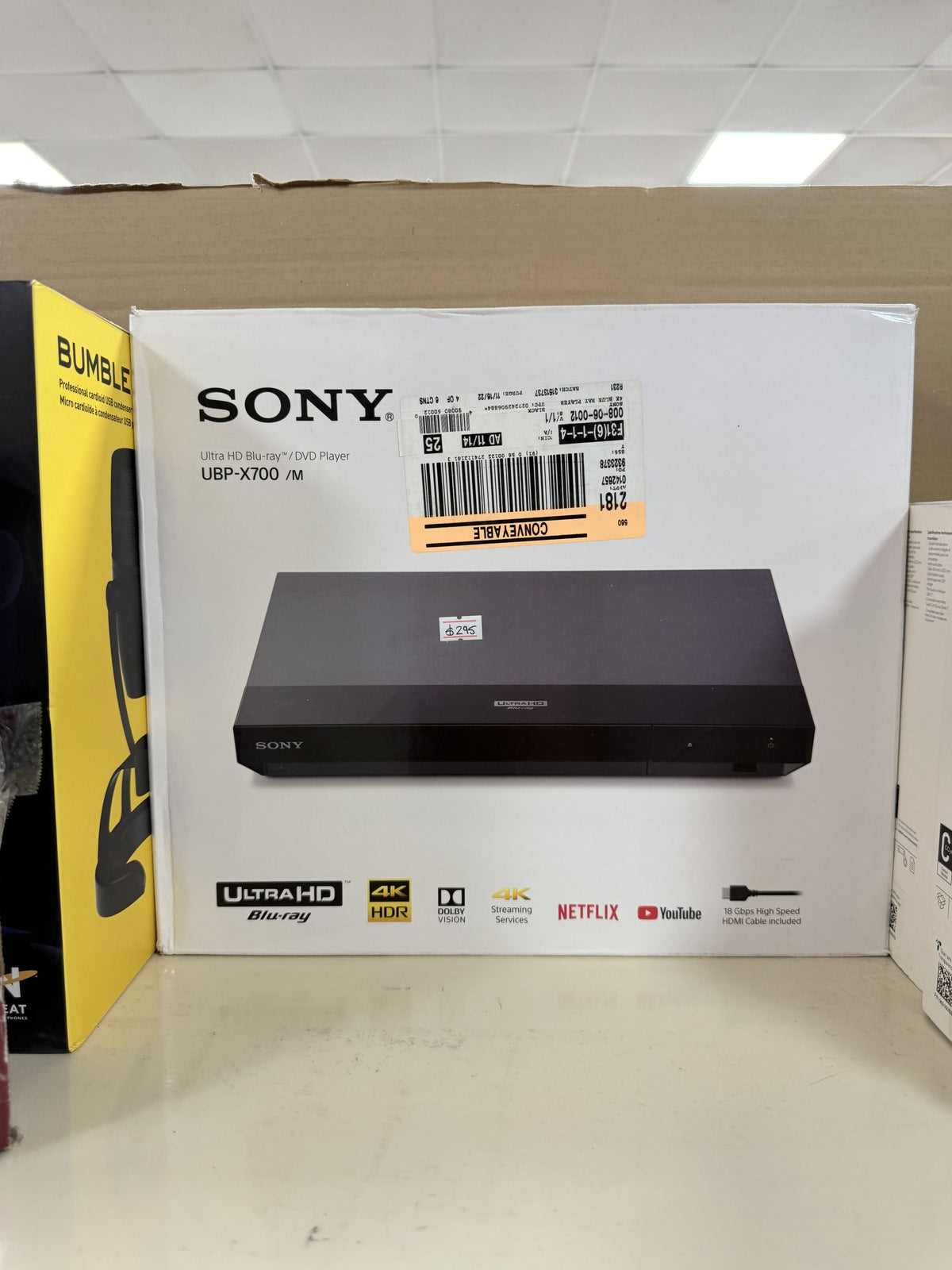 Sony UBP-X700/M 4K Ultra HD Blu-ray Player — Black