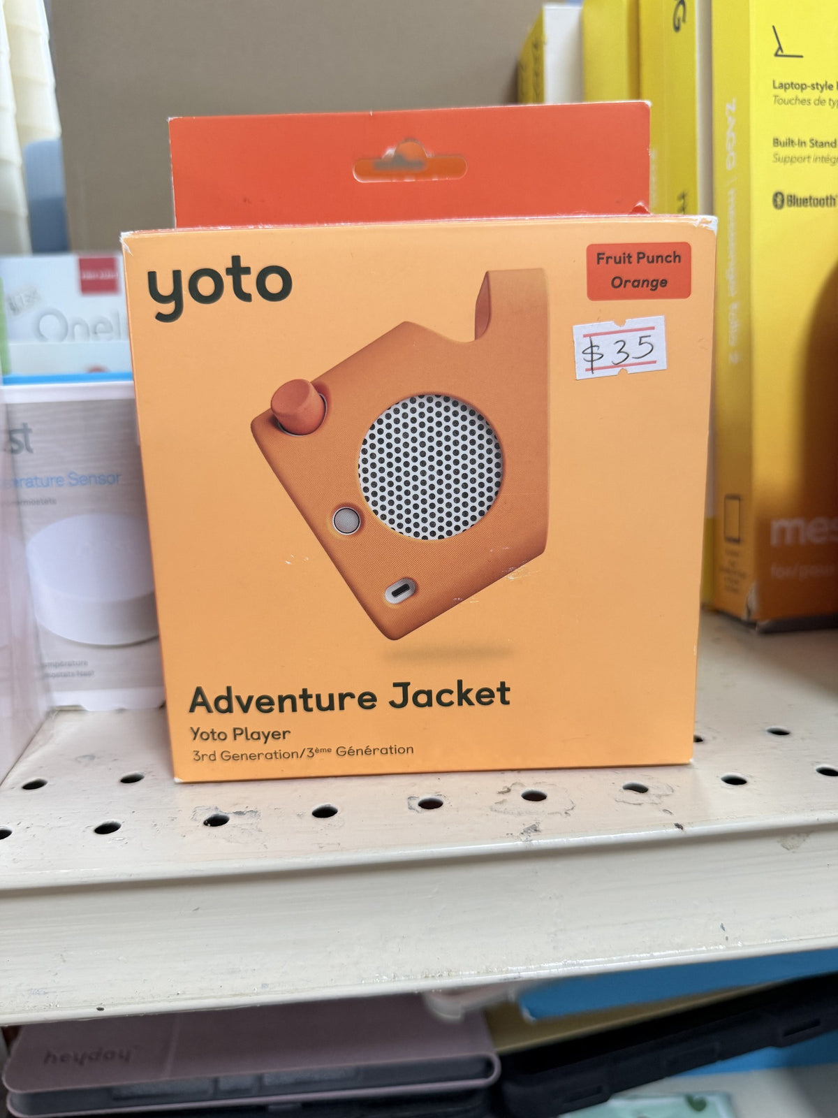 Yoto Adventure Jacket for Player 3rd Generation — Fruit Punch Orange