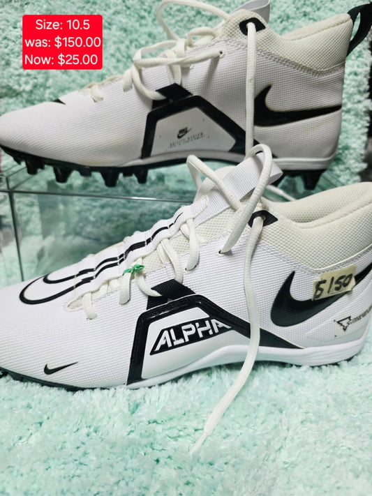 Nike Alpha Baseball Cleats — Size 10.5