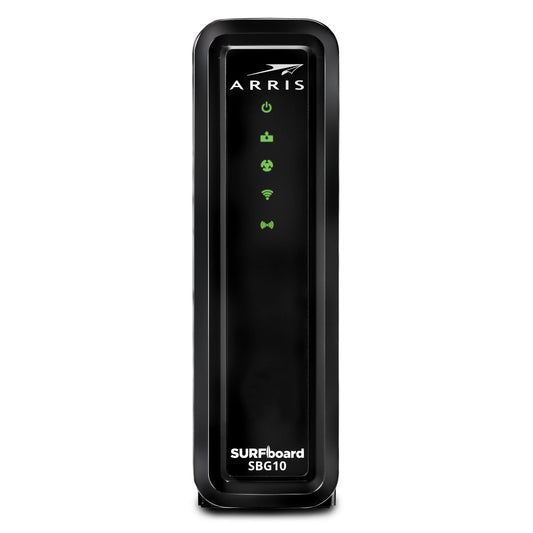 ARRIS SURFboard SBG10 DOCSIS 3.0 AC1600 Modem Router — Black