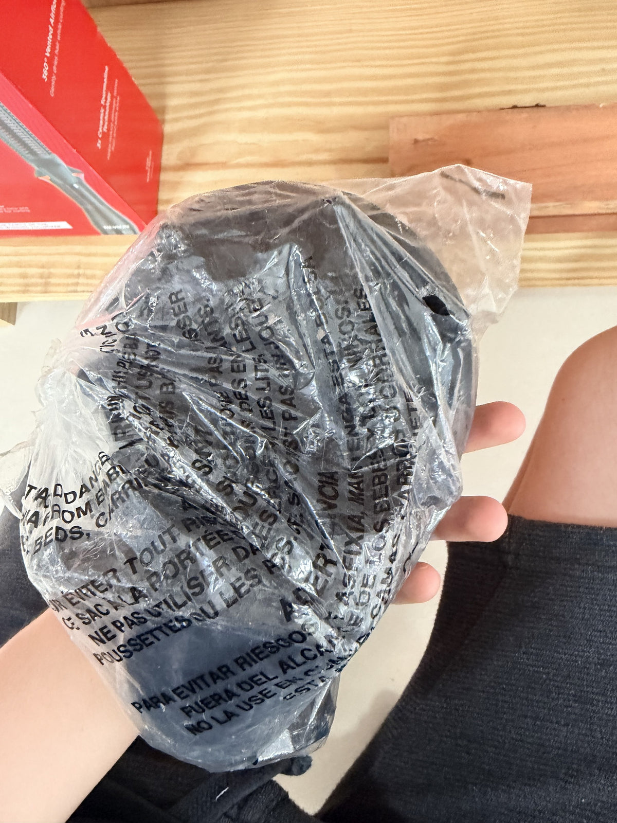 Bagged Hair Dryer Attachment — Black