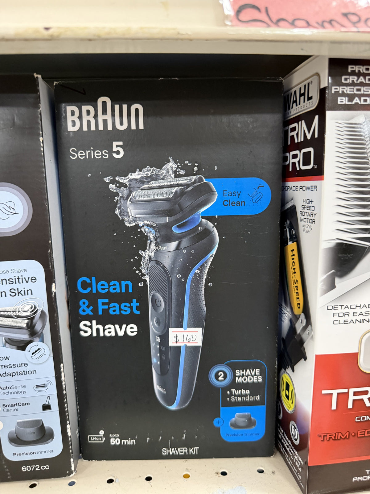 Braun Series 5 EasyClean Electric Shaver Kit — Blue/Black
