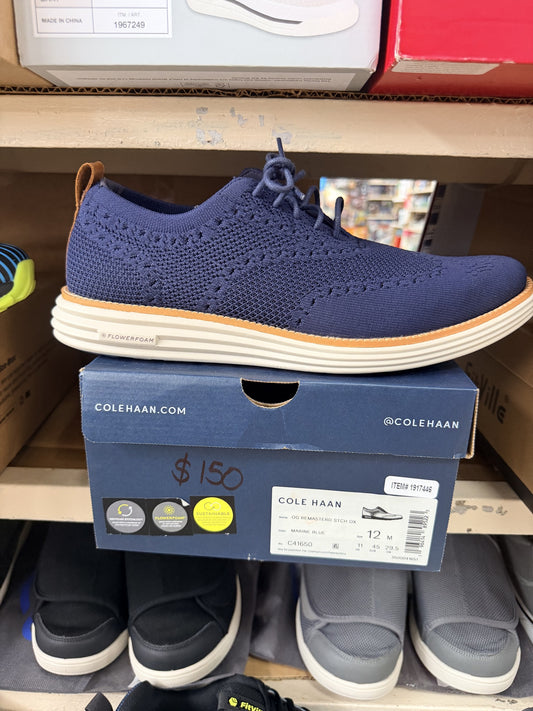 Cole Haan OriginalGrand Remastered Stitchlite Oxford — Marine Blue; US men's 12 M