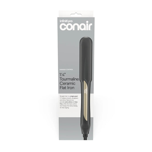 Conair InfinitiPro Tourmaline Ceramic Flat Iron — 1.25 in