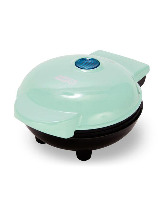 Dash Mini Waffle Maker — 4 in; aqua