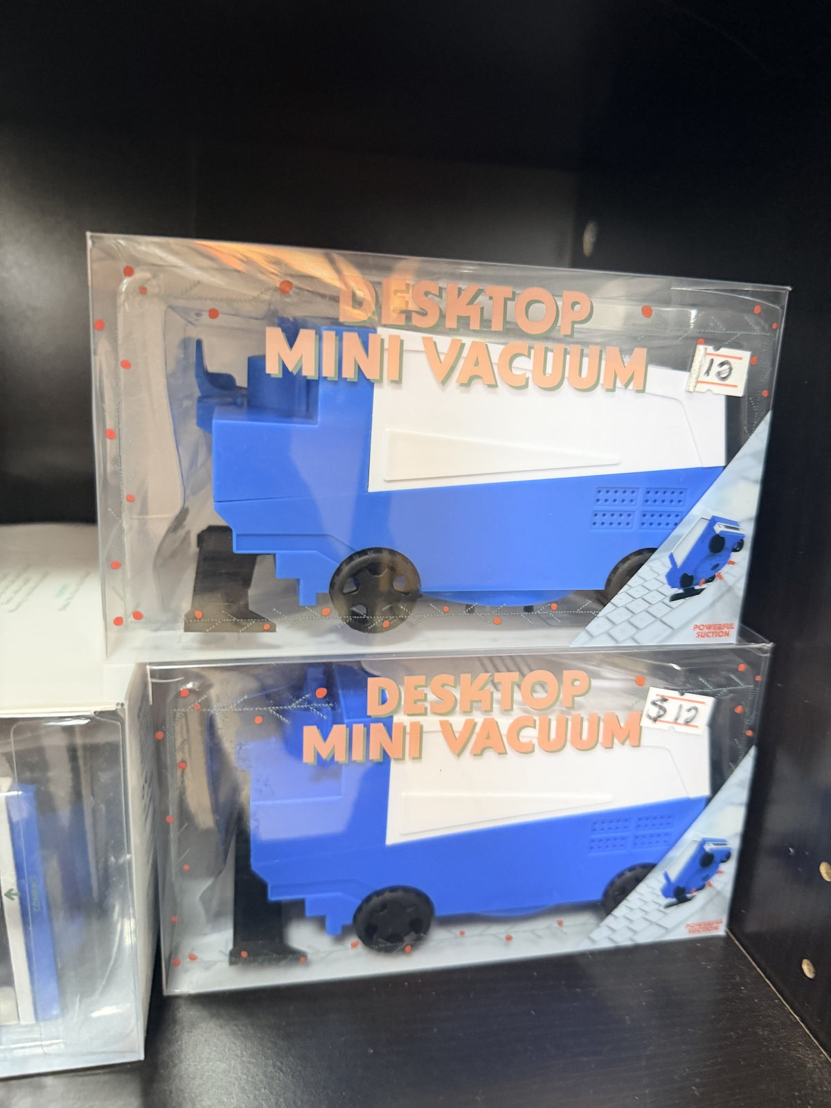Desktop Mini Vacuum — Blue