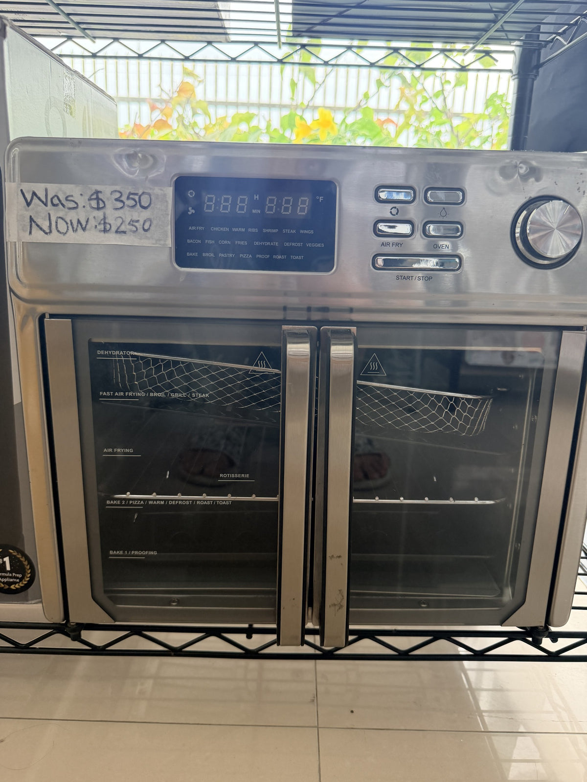 Digital Air Fry Oven and Dehydrator — Large countertop oven