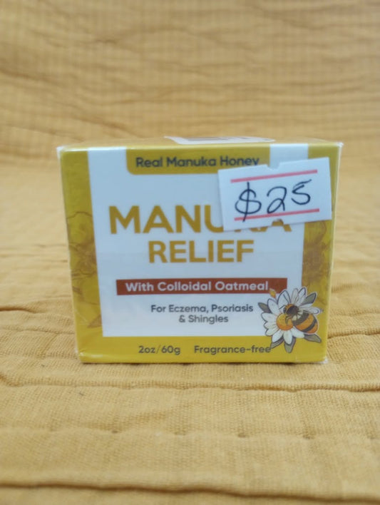 Manuka Relief with Colloidal Oatmeal — 2 oz
