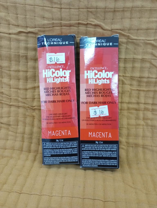 L’Oréal Technique Excellence HiColor Highlights — Magenta