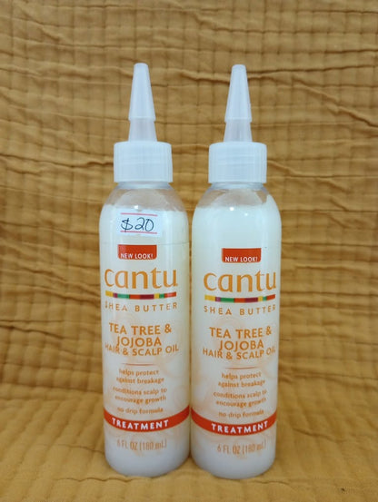 Cantu Tea Tree & Jojoba Hair & Scalp Oil — Facebook gallery image
