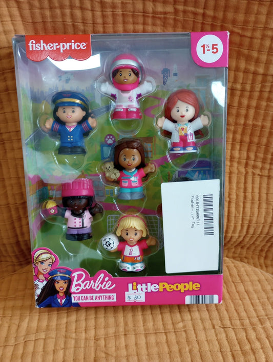 Fisher-Price Barbie Little People You Can Be Anything Figure Set — 6 Pieces