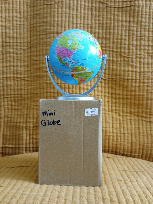 Educational Mini World Globe with Stand
