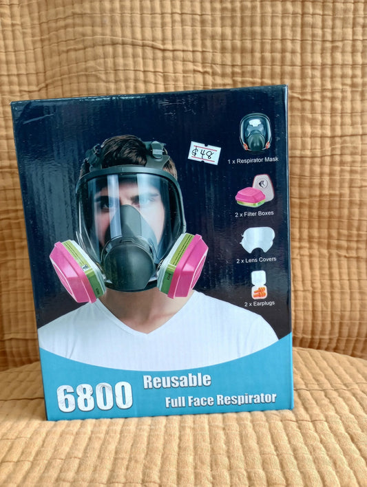 6800 Reusable Full-Face Respirator Kit