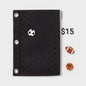 Sports 3-Ring Binder Pencil Pouch — Black