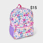 Floral Print Kids Backpack