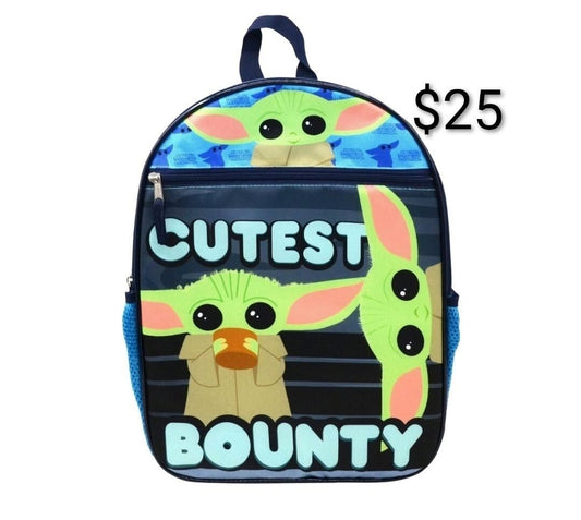 Star Wars Grogu “Cutest Bounty” Kids Backpack