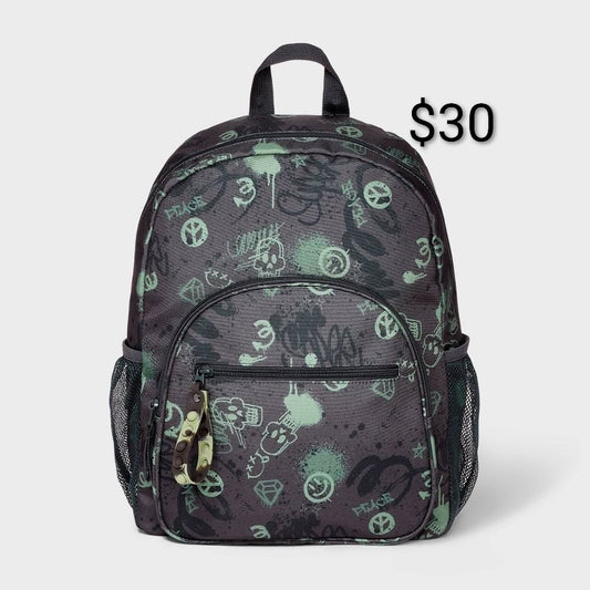 Tokidoki Icon Print Backpack — Black