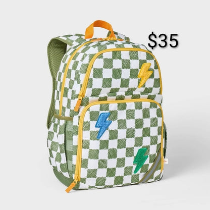 Cat & Jack Lightning Bolt Backpack — Facebook gallery image