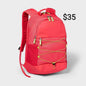 Bungee-Cord Backpack — Red