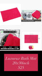 Red Bathroom Mat — 20 x 30 in