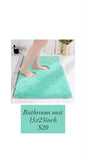 Mint Bathroom Mat — 15 x 23 in