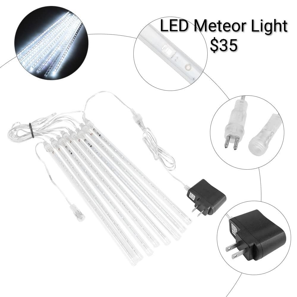 LED Meteor Shower Light Tubes