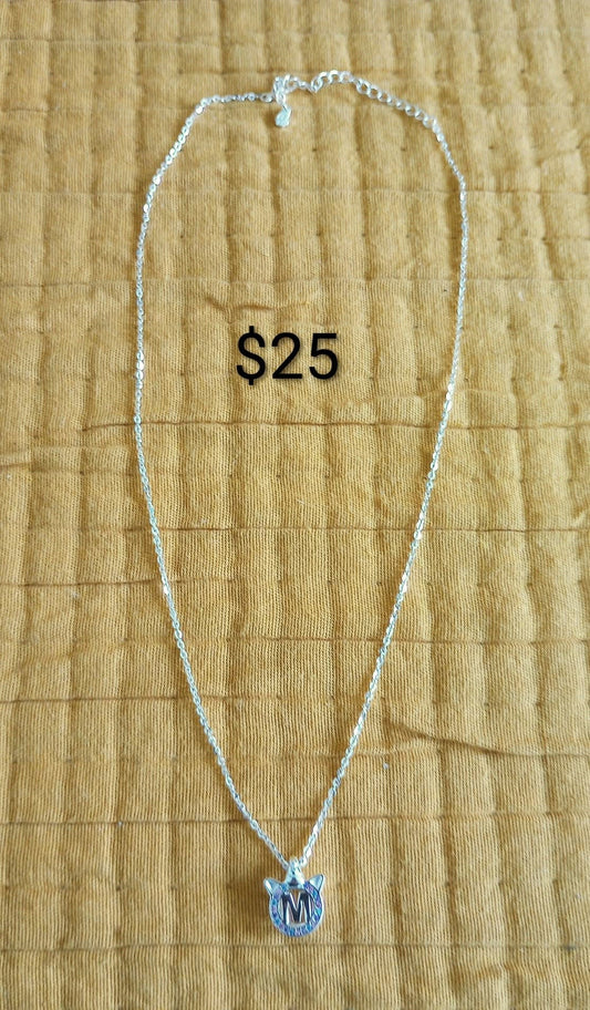 Silver-Tone Pendant Necklace