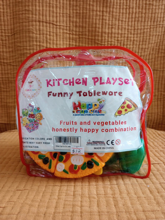 Kids Kitchen Fruit and Vegetable Playset