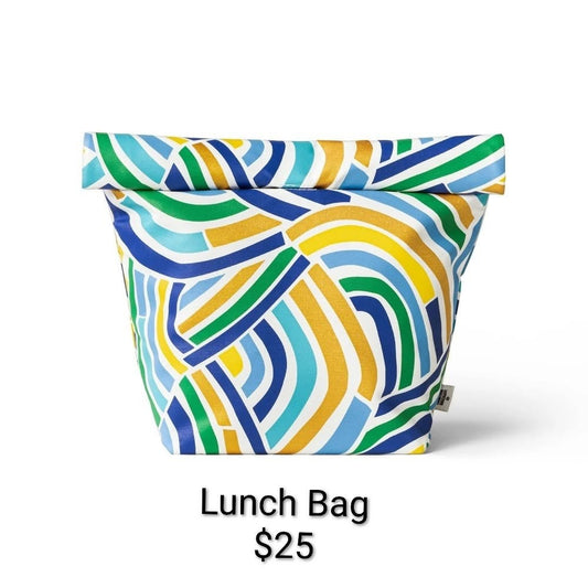 Striped Lunch Bag