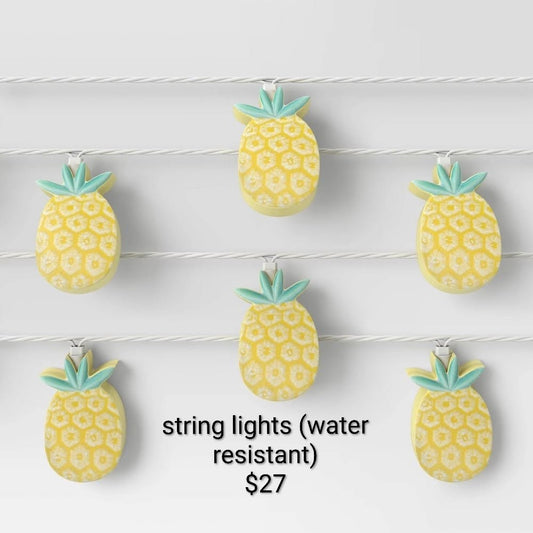 Pineapple String Lights — Water Resistant