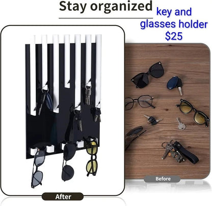 Wall-Mounted Key and Eyeglass Organizer - current Mystique photo