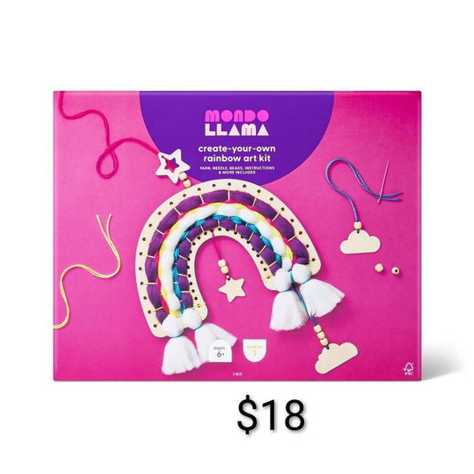 Moody Llama Rainbow Art Kit