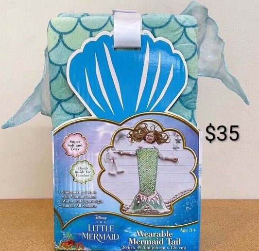 Disney The Little Mermaid Wearable Mermaid Tail