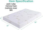 Pack and Play Memory Foam Mattress 38 x 26 x 3 in