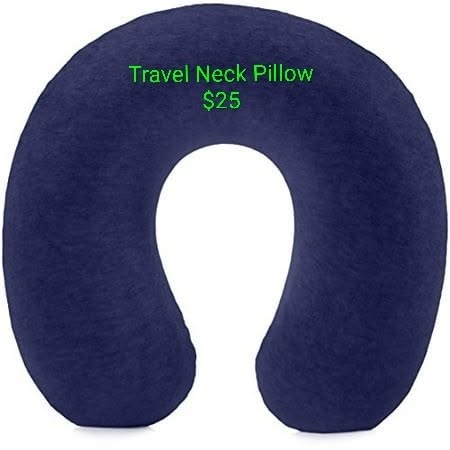 Navy Travel Neck Pillow