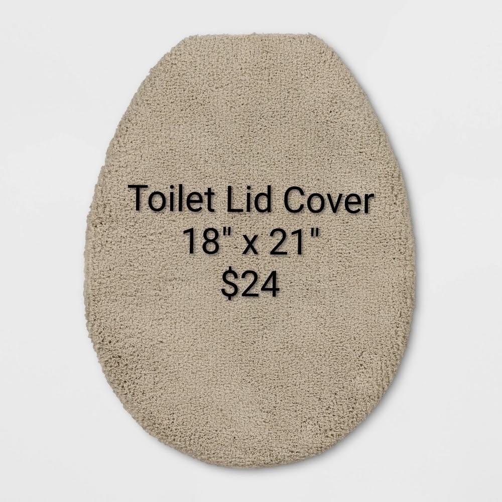 Toilet Lid Cover 18 x 21 in
