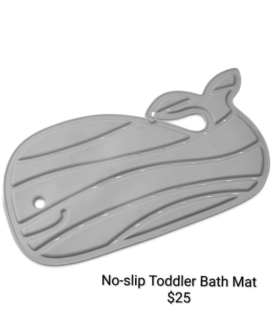 No-Slip Toddler Whale Bath Mat