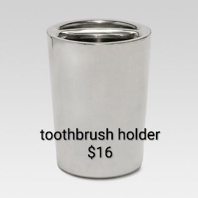 Stainless Steel Toothbrush Holder