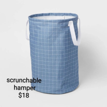 Brightroom Blue Scrunchable Hamper - current Mystique photo